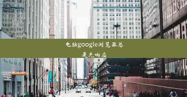 电脑google浏览器总是无响应