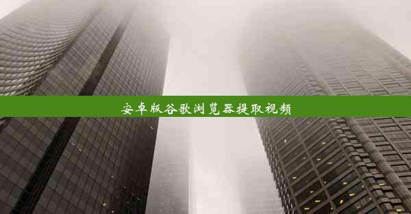 安卓版谷歌浏览器提取视频