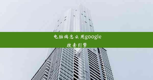 电脑端怎么用google搜索引擎