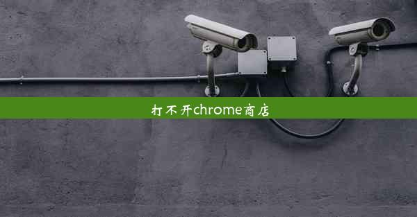 打不开chrome商店