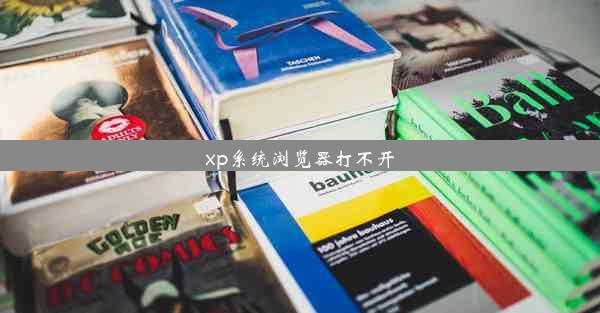 xp系统浏览器打不开