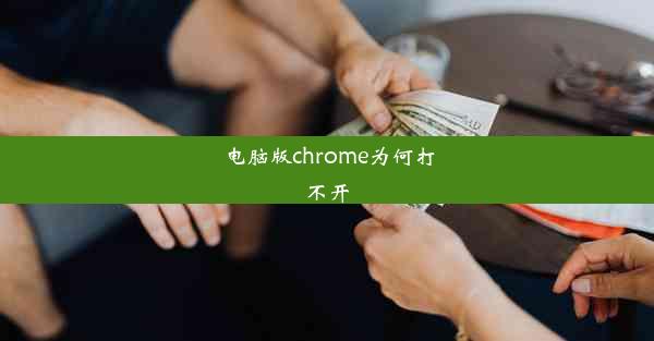 电脑版chrome为何打不开