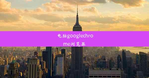 电脑googlechrome浏览器