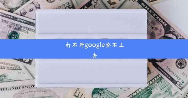 打不开google登不上去