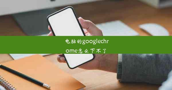 电脑的googlechrome怎么下不了