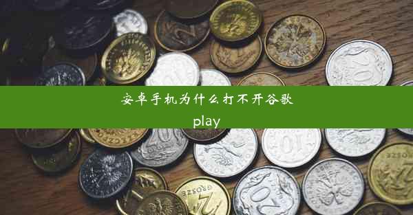 安卓手机为什么打不开谷歌play