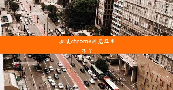 安装chrome浏览器用不了