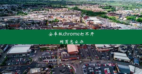 安卓版chrome打不开网页怎么办