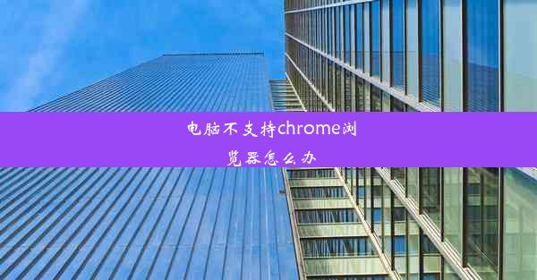 电脑不支持chrome浏览器怎么办