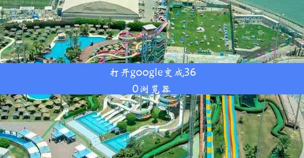 打开google变成360浏览器