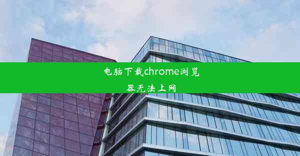 电脑下载chrome浏览器无法上网