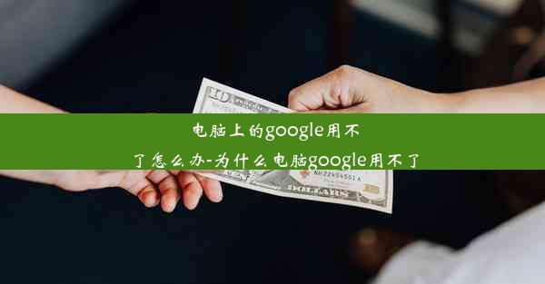 电脑上的google用不了怎么办-为什么电脑google用不了