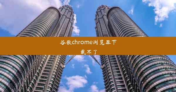 谷歌chrome浏览器下载不了