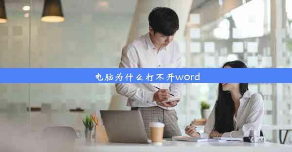 电脑为什么打不开word