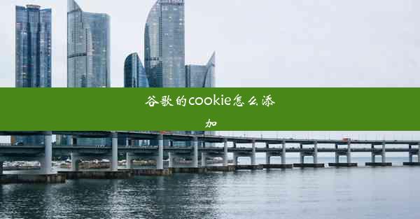 谷歌的cookie怎么添加