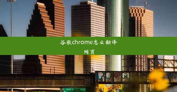 谷歌chrome怎么翻译网页