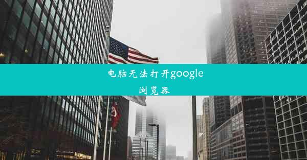 电脑无法打开google浏览器