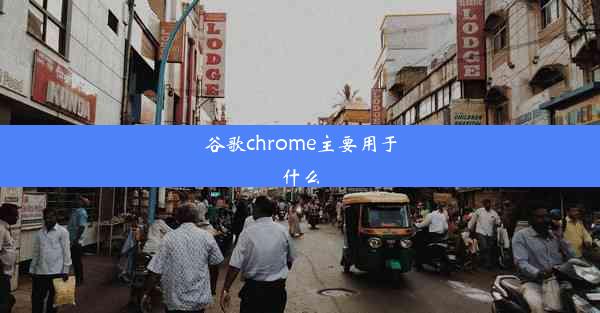 谷歌chrome主要用于什么