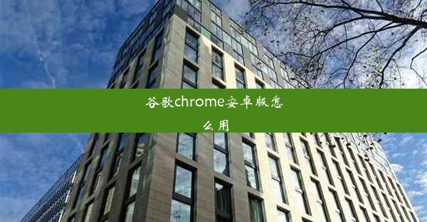 谷歌chrome安卓版怎么用