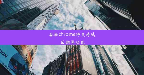 谷歌chrome将支持选区翻译功能