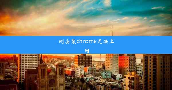 刚安装chrome无法上网