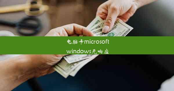 电脑卡microsoft windows无响应