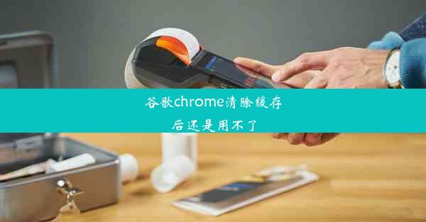 谷歌chrome清除缓存后还是用不了