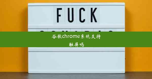 谷歌chrome系统支持触屏吗