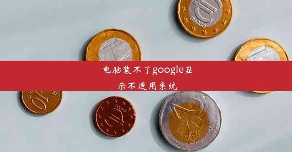 电脑装不了google显示不适用系统