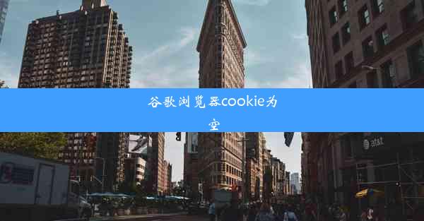 谷歌浏览器cookie为空