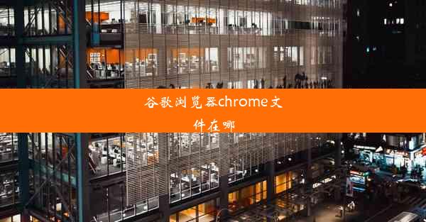 谷歌浏览器chrome文件在哪